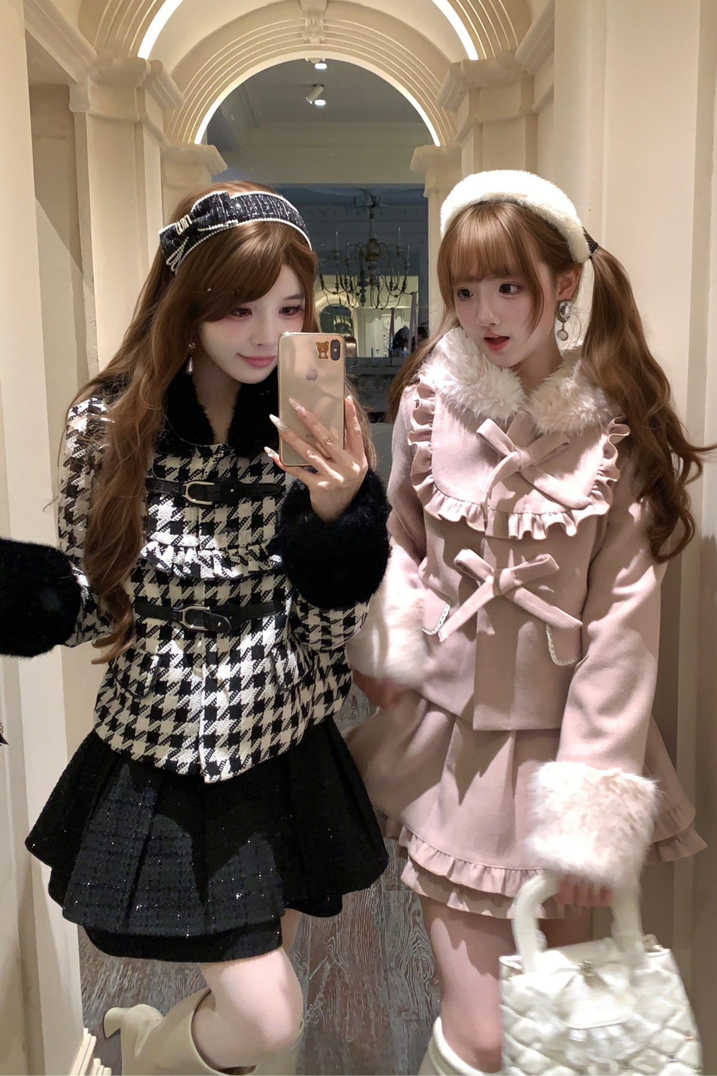 Girly short coat + skirt