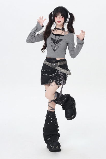 Retro Halter Neck Top