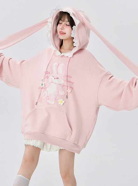 ラビットフリルソフトガールトップス