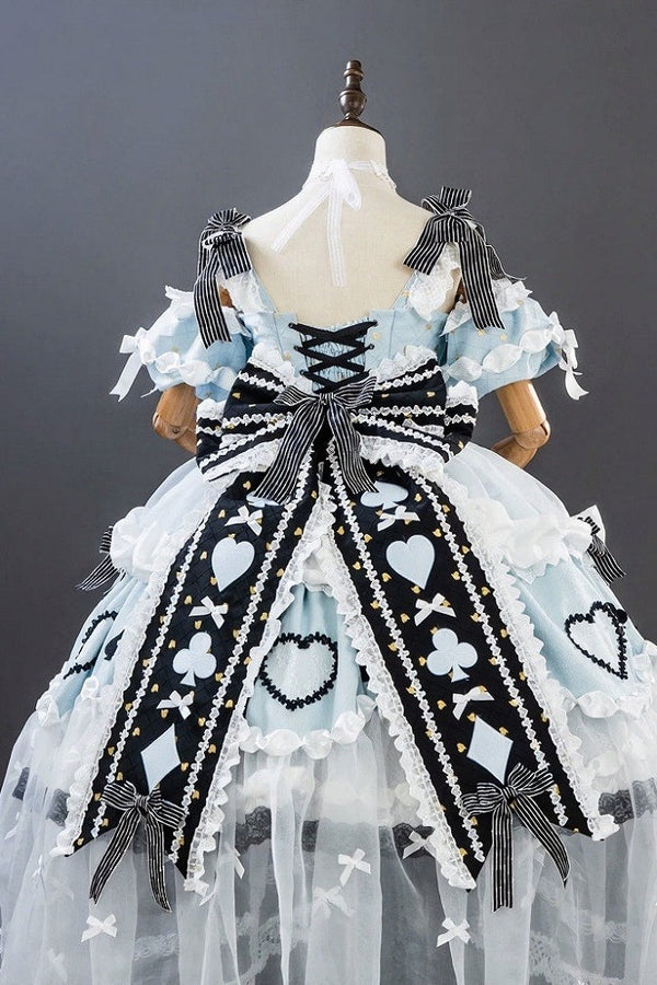 [Pre-order Deadline: July 24] Alice in Wonderland Lolita Series Accessories (Rabbit Ear Hat Ribbon Veil, Bonnet with Veil, Magic Wand, Sash Ribbon, Choker, Wrist Cuffs, Back Bow Train)
