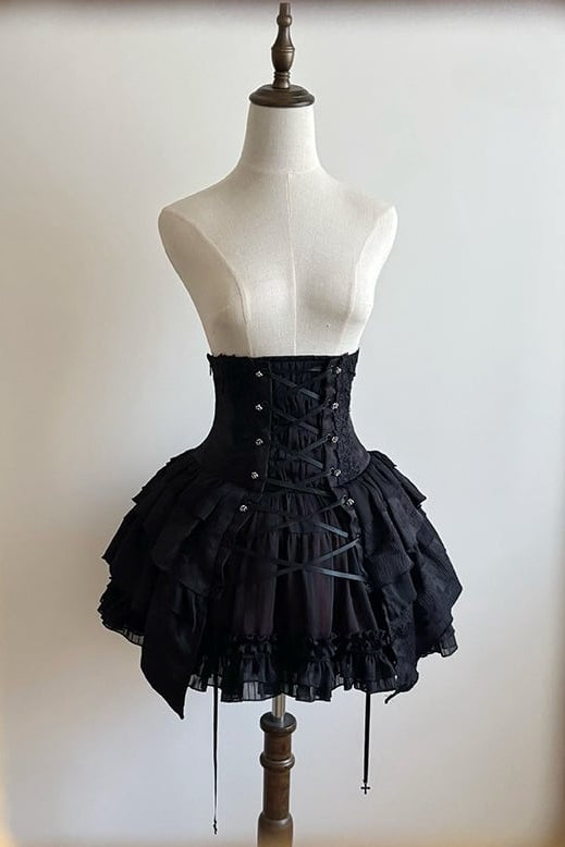 [Deadline for reservations: December 26th] witch's condition Gothic Lolita Off-Shoulder Top + Skirt + Full Set