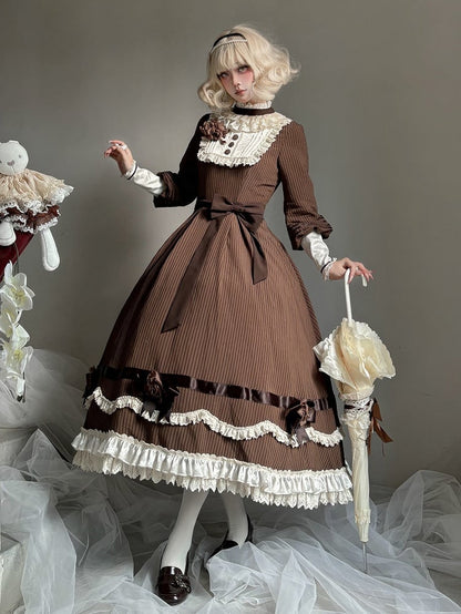 【12月23日予約締切】トワイライトレインフリルカラーロマンティックローズドレス