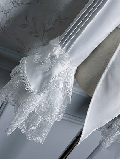 【12月8日予約締切】Black Mist Banquet ゴシックレースジュリエットスリーブシャツ