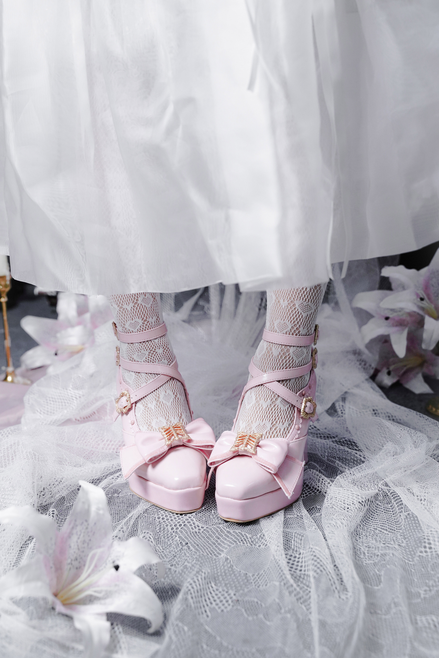 【3月30日予約締切】ダークラブリーボックスリボンシューズ