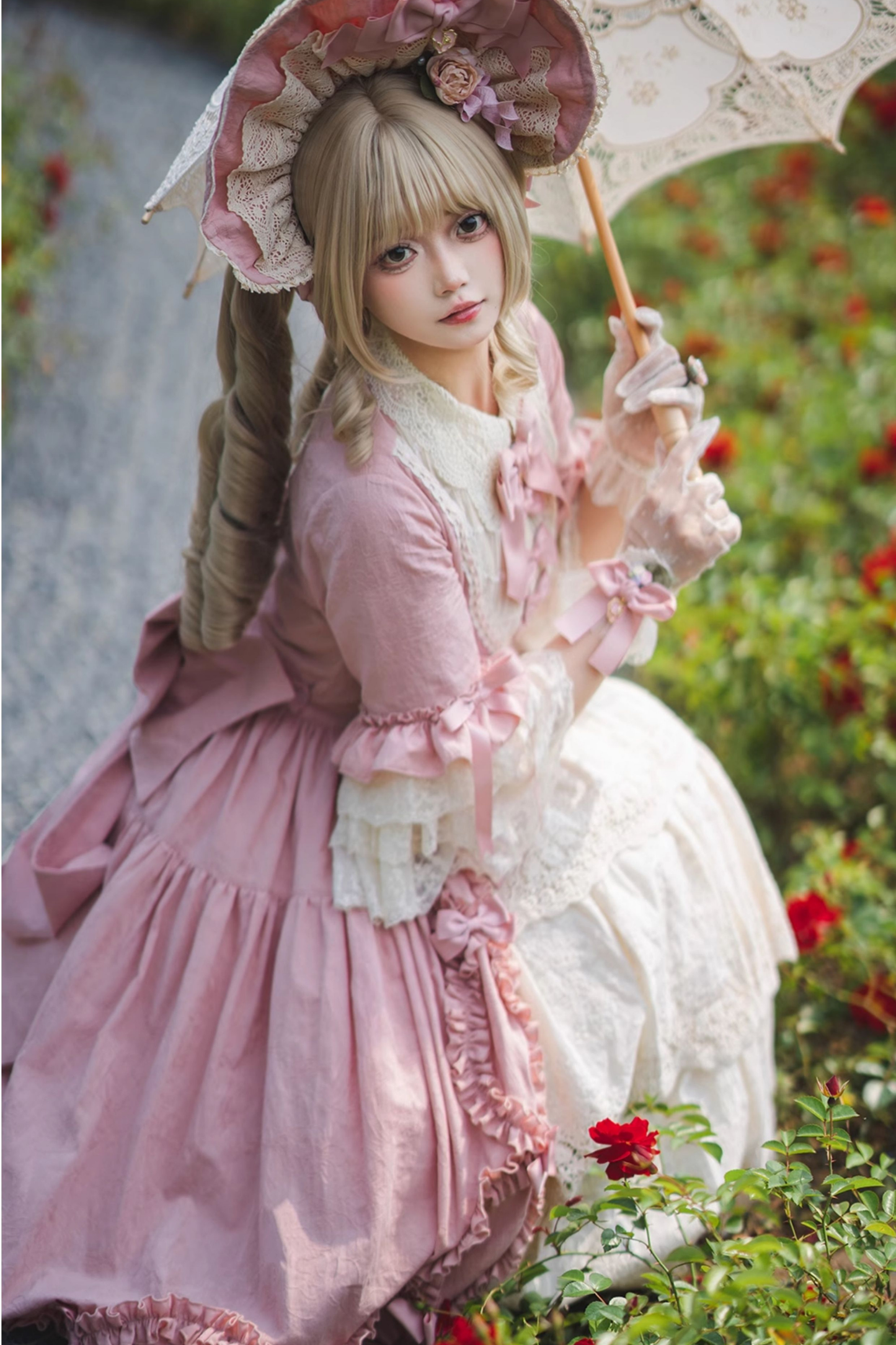 エレガントプリンセススリーブロリータドレス