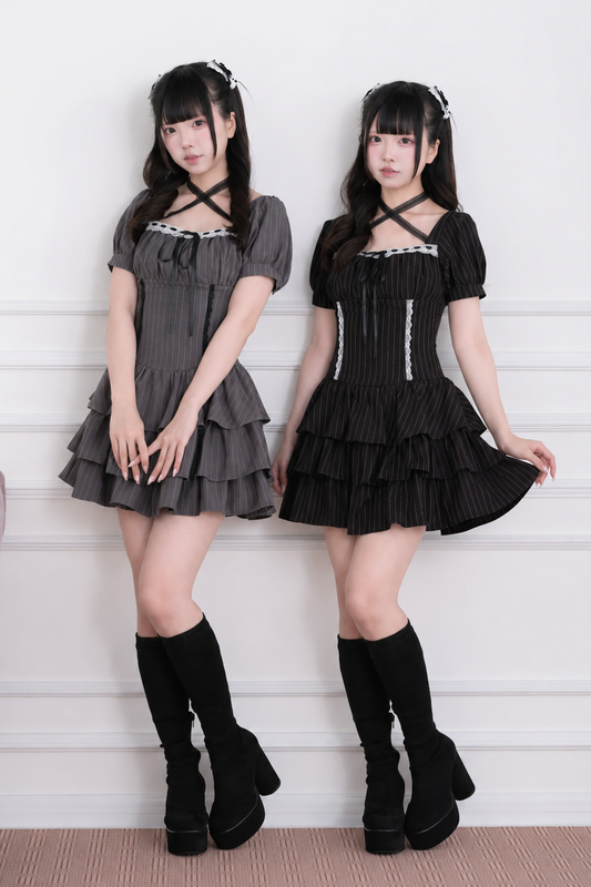 【予約商品】量産系お嬢様ティアードワンピース