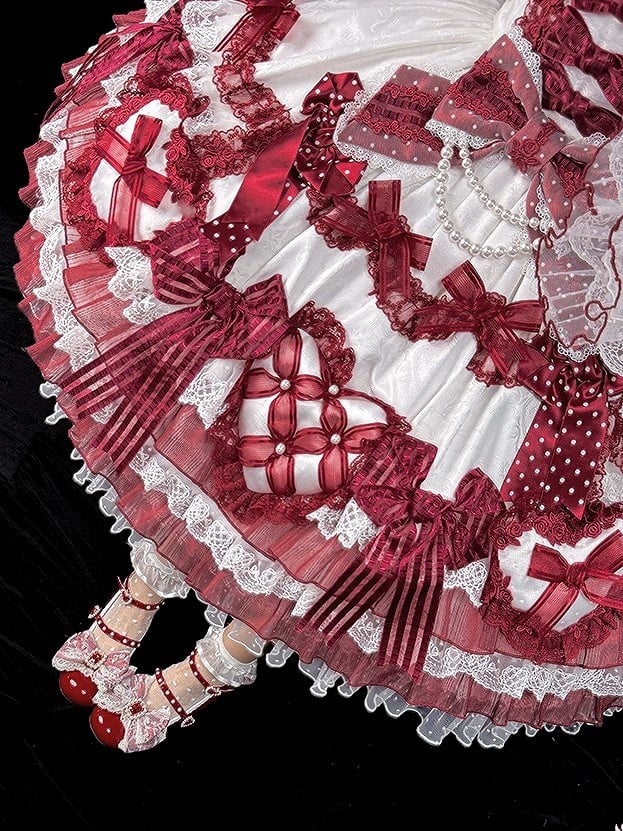 【12月26日予約締切】ピュアスイートローズファンタジーティアードロリータドレス