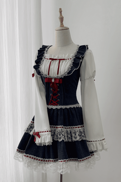 Snow White Snow White Juliet Sleeve Dress + Accessories