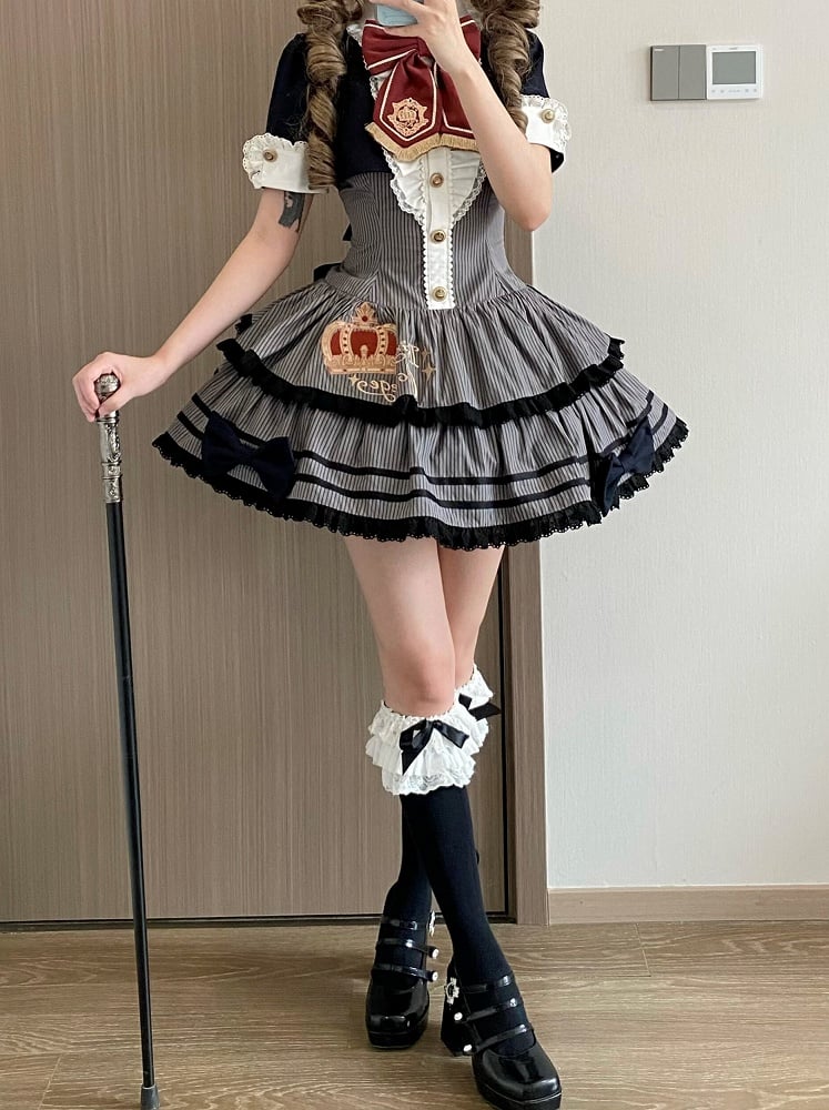 [Pre-order Deadline: March 31] Magical Academy Elegant Crown Embroidery Dress Type A/B