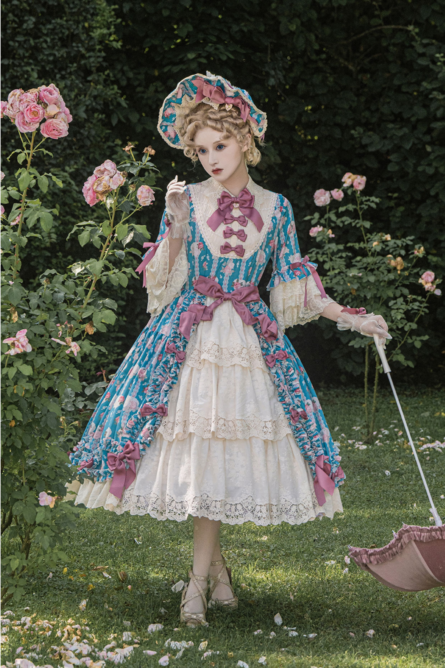 エレガントプリンセススリーブロリータドレス