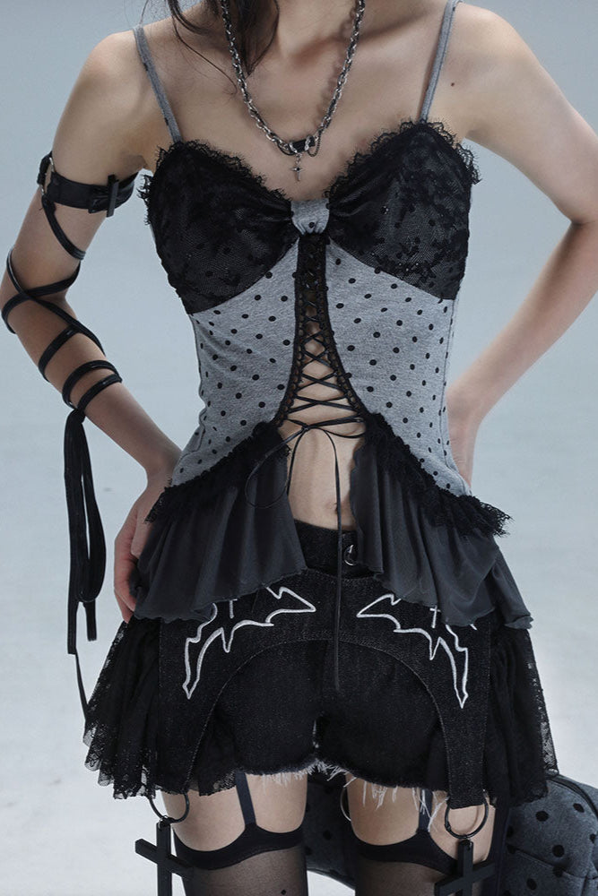 ドリームダークY2Kクロスパンツ