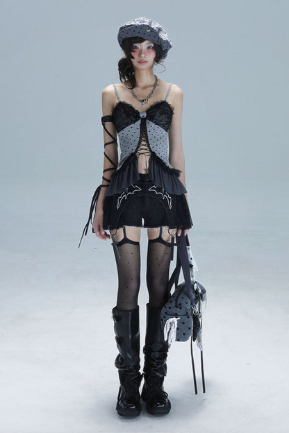 ドリームダークY2Kクロスパンツ