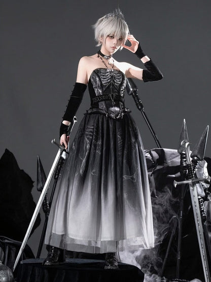 [Pre-order Deadline: June 8] Phantom Knight Leather Crossbody Strap with Embroidery Waist Belt (Harness Belt)