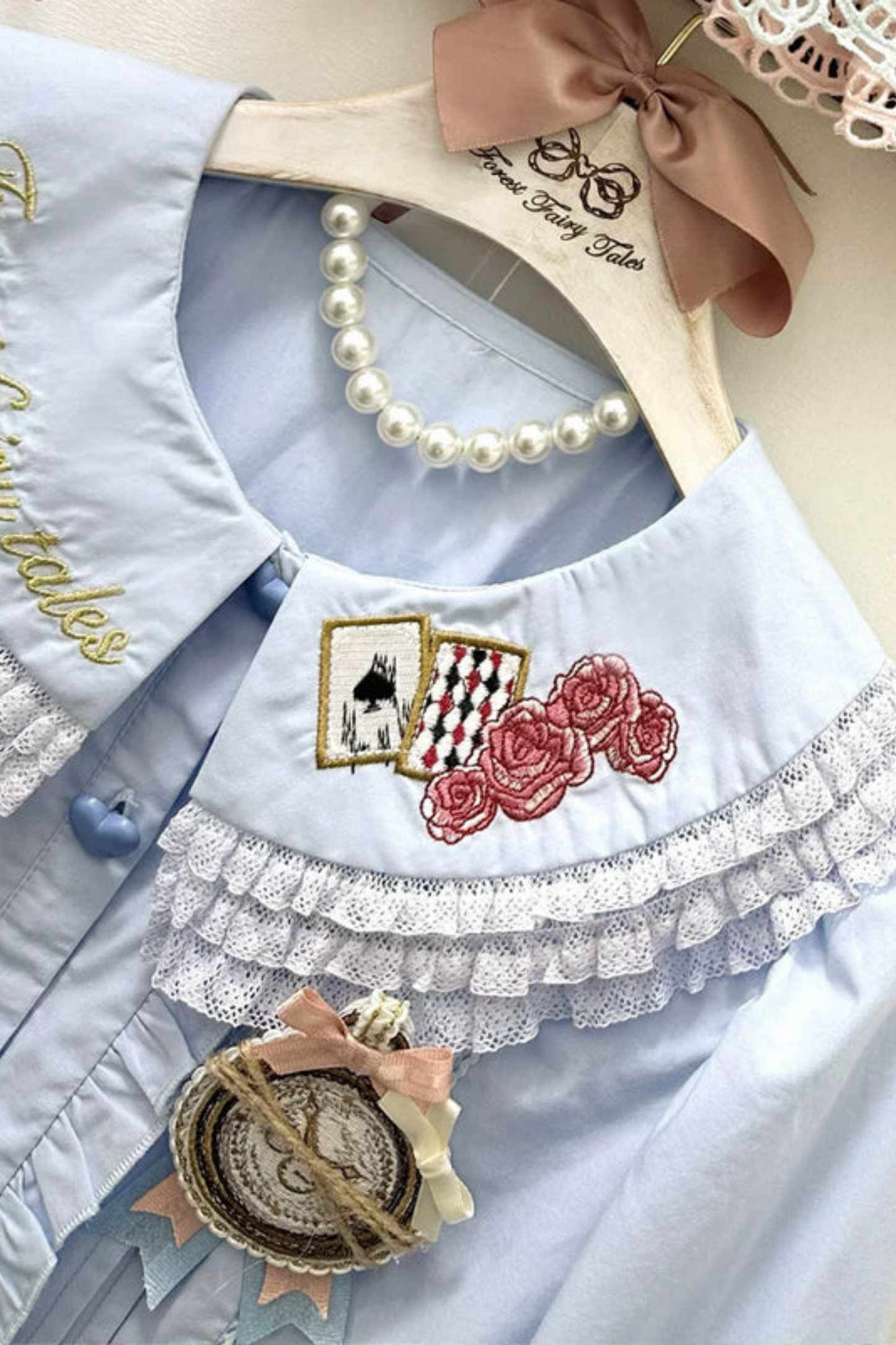 愛麗絲夢境洋裝+疊層洋裝+吊帶裙+襯衫+裙子+背心裙+配飾