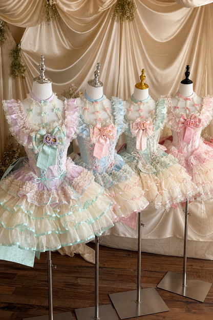 [Pre-order] Rose Ribbon Fairy Princess Dress + Accessories