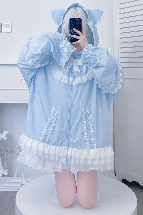 Cat Ear Lace Subculture Jacket