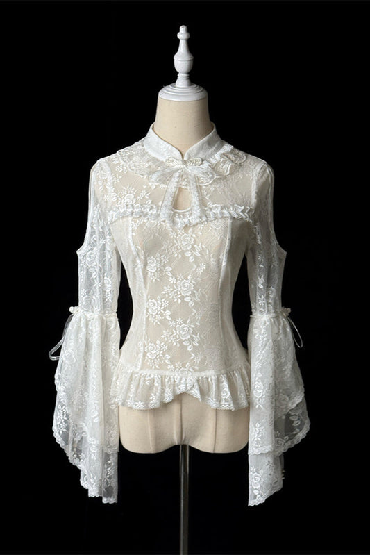 [Mar. 29, 2012 Deadline for reservation] China Lolita Lace Princess Sleeve Shirt