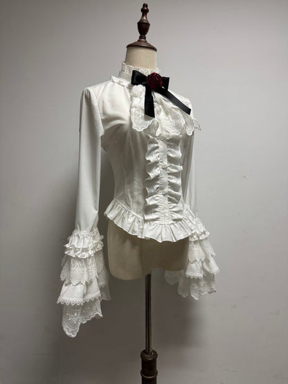 【12月26日予約締切】ブラッドムーンローズラッフルシャツ＋ゴージャスコルセットスカート＋ボレロジャケット＋ヘアバンド