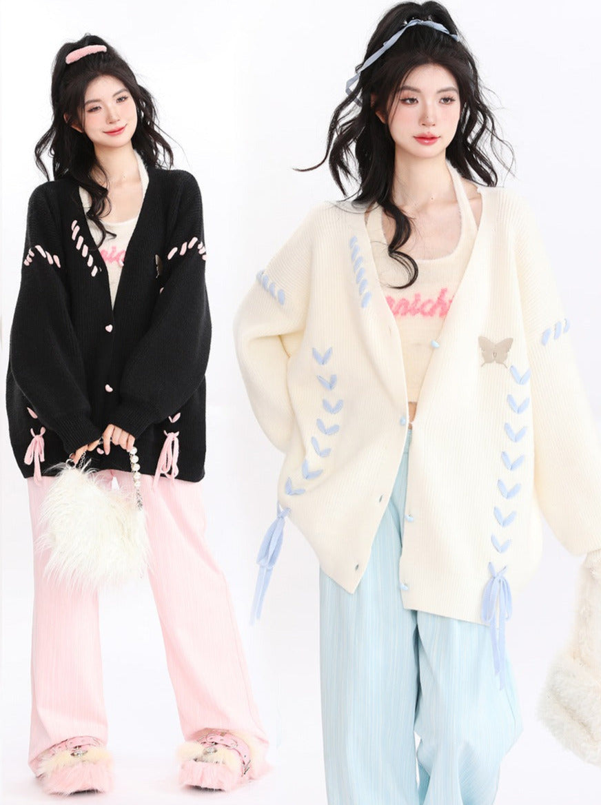 Butterfly Strap Love Cardigan