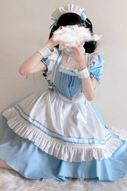 Powder Blue Alice Made Dress Set