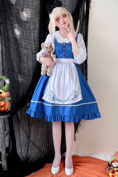 Scary Doll Halloween Cosplay Dress