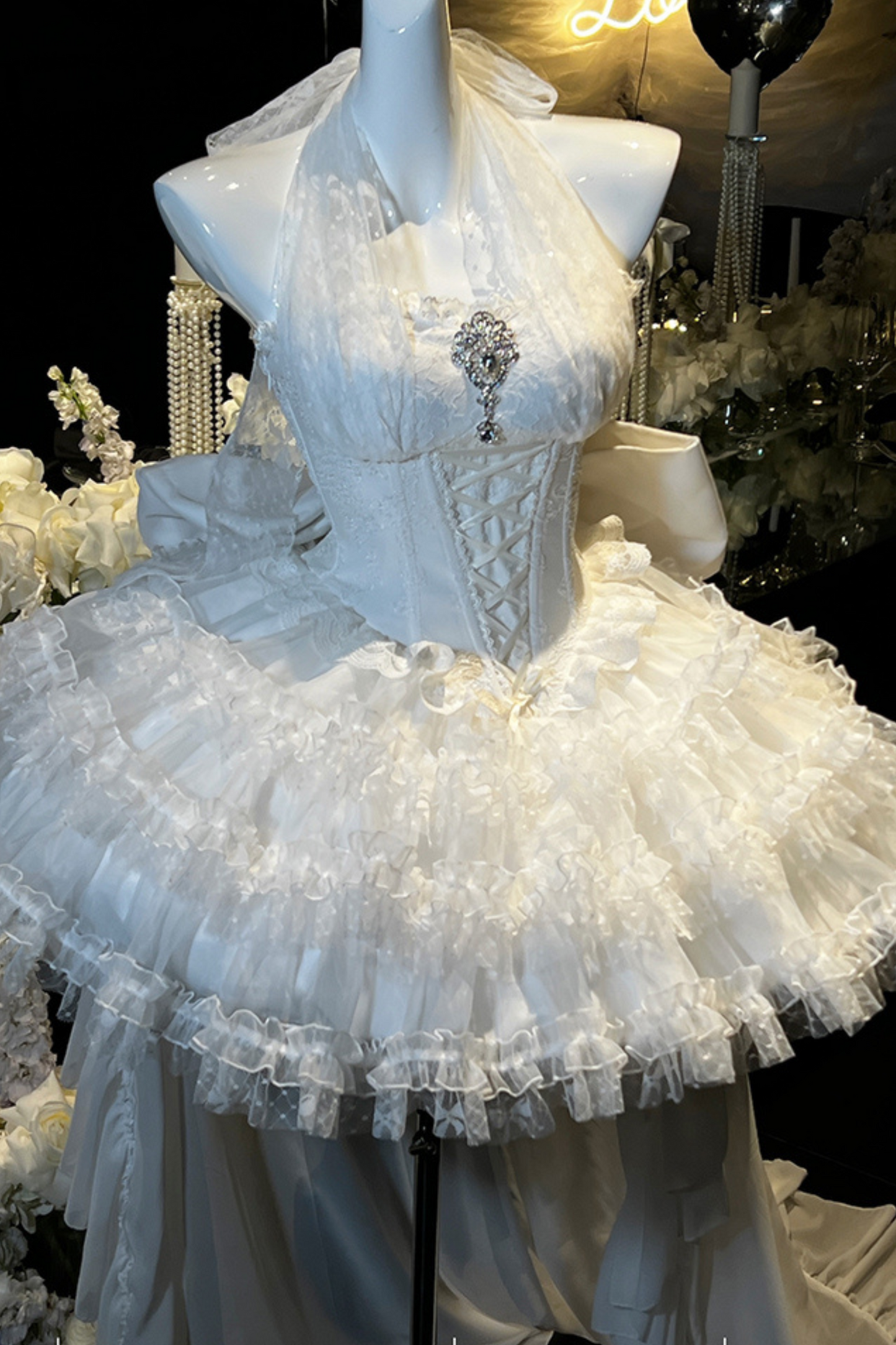 White Moonlight Mini Dress