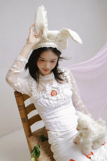 Polka Dot Strawberry Camisole Top