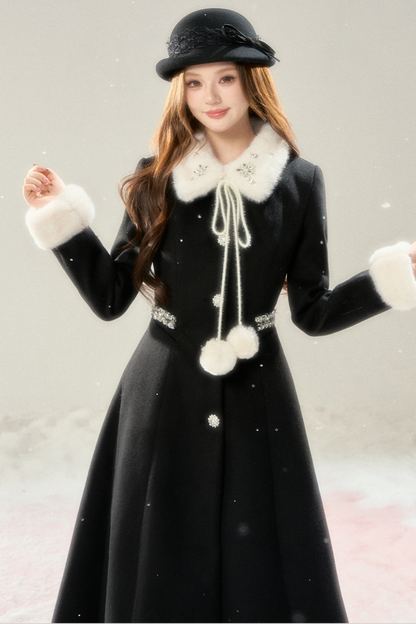 French Chic Hepburn Long Coat