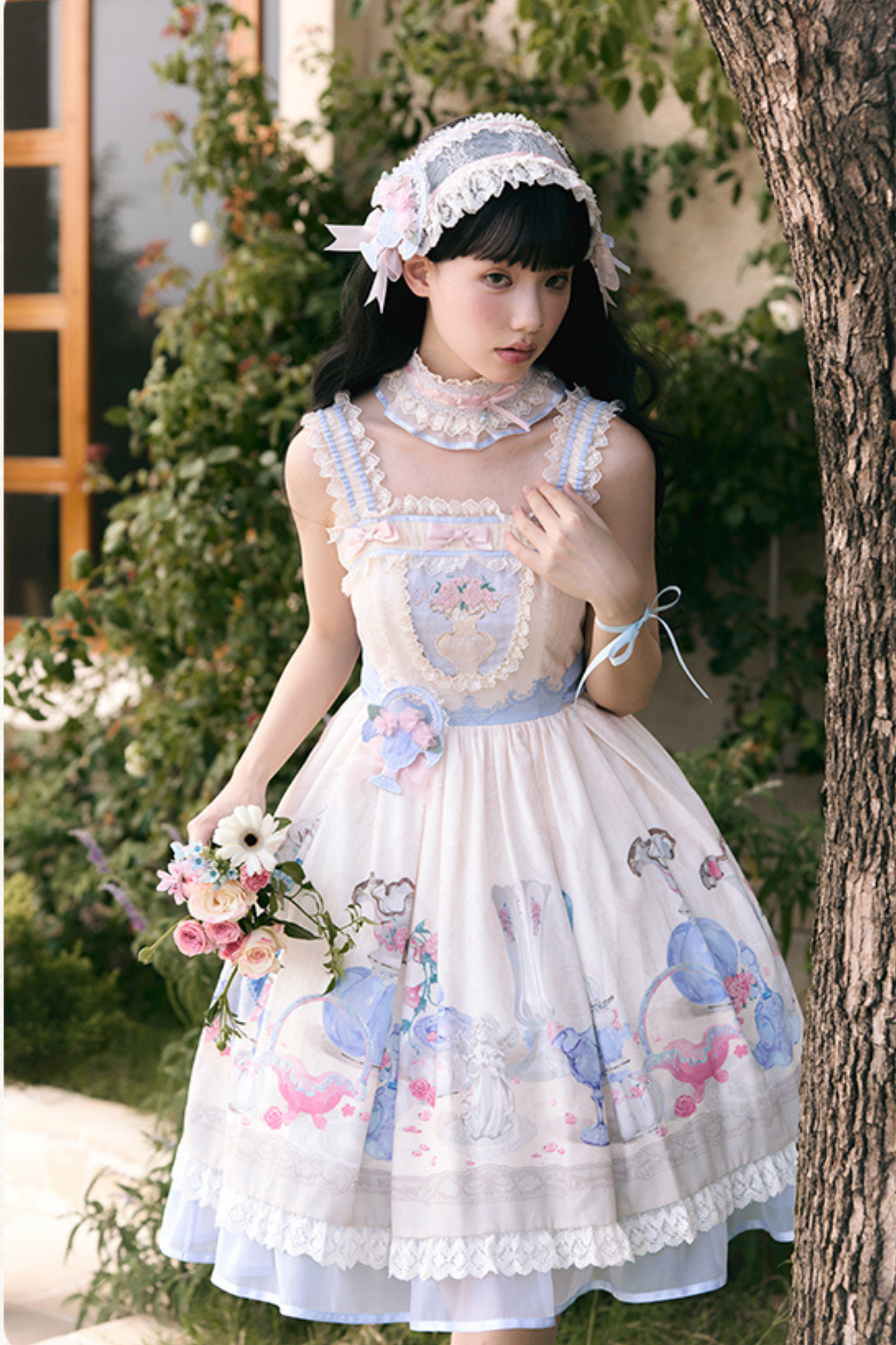 Pure fantasy cabinet dress + jumper skirt + apron