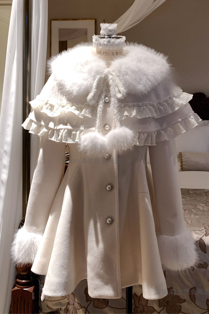 Fur Flair Pure White Coat