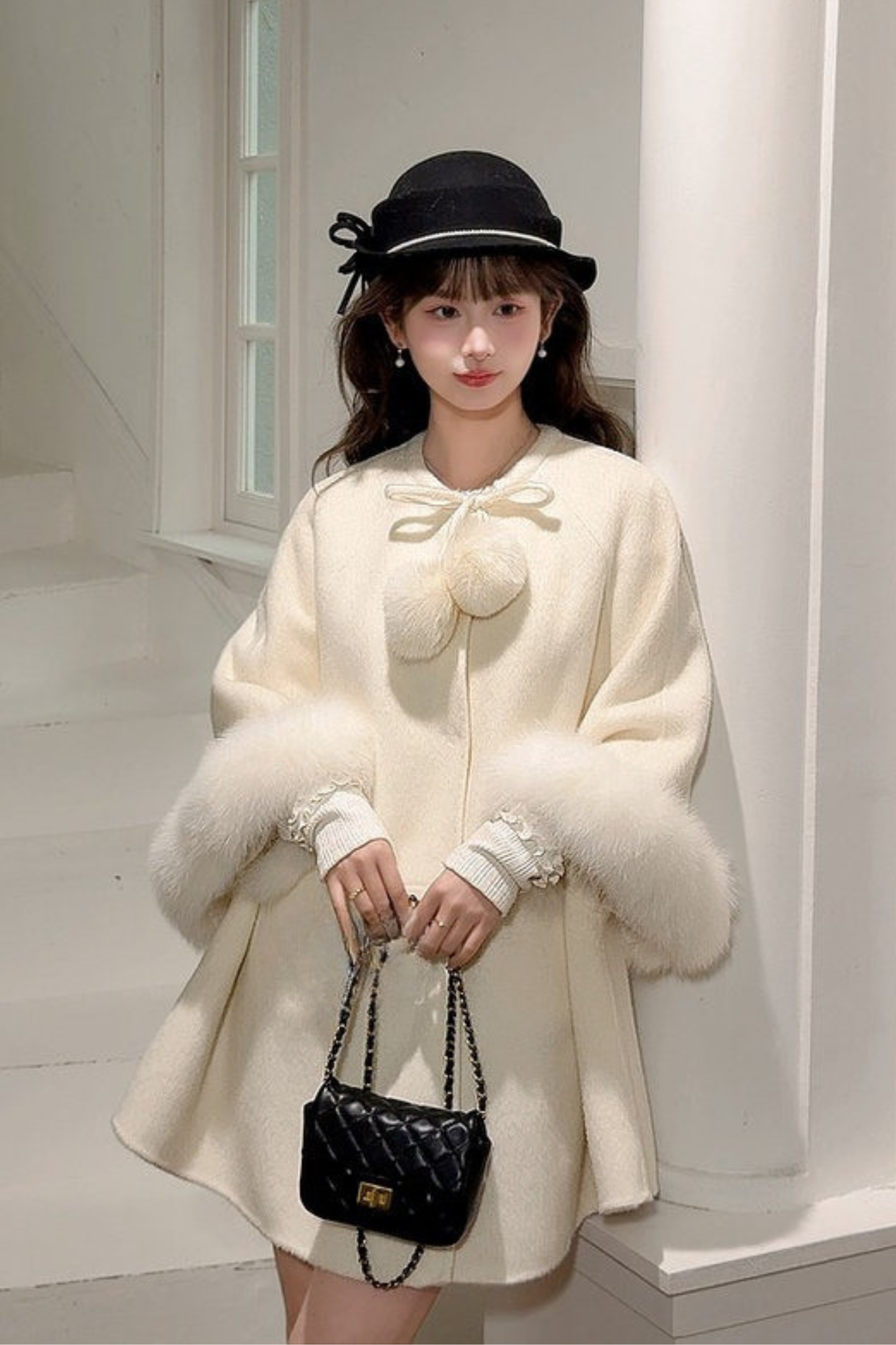 スイートフォックスファーカフコート