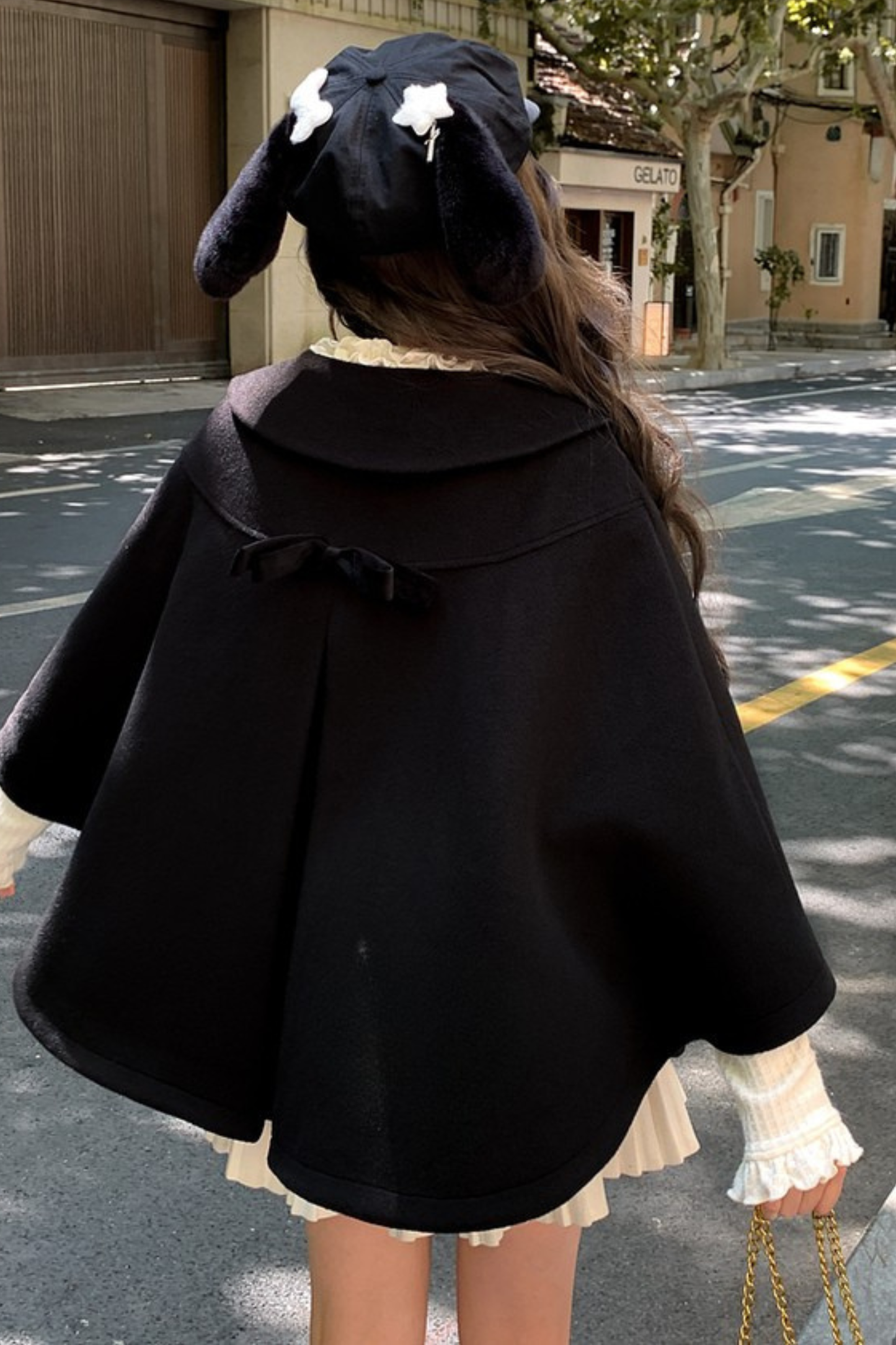 キャットドールカラーリボンマント