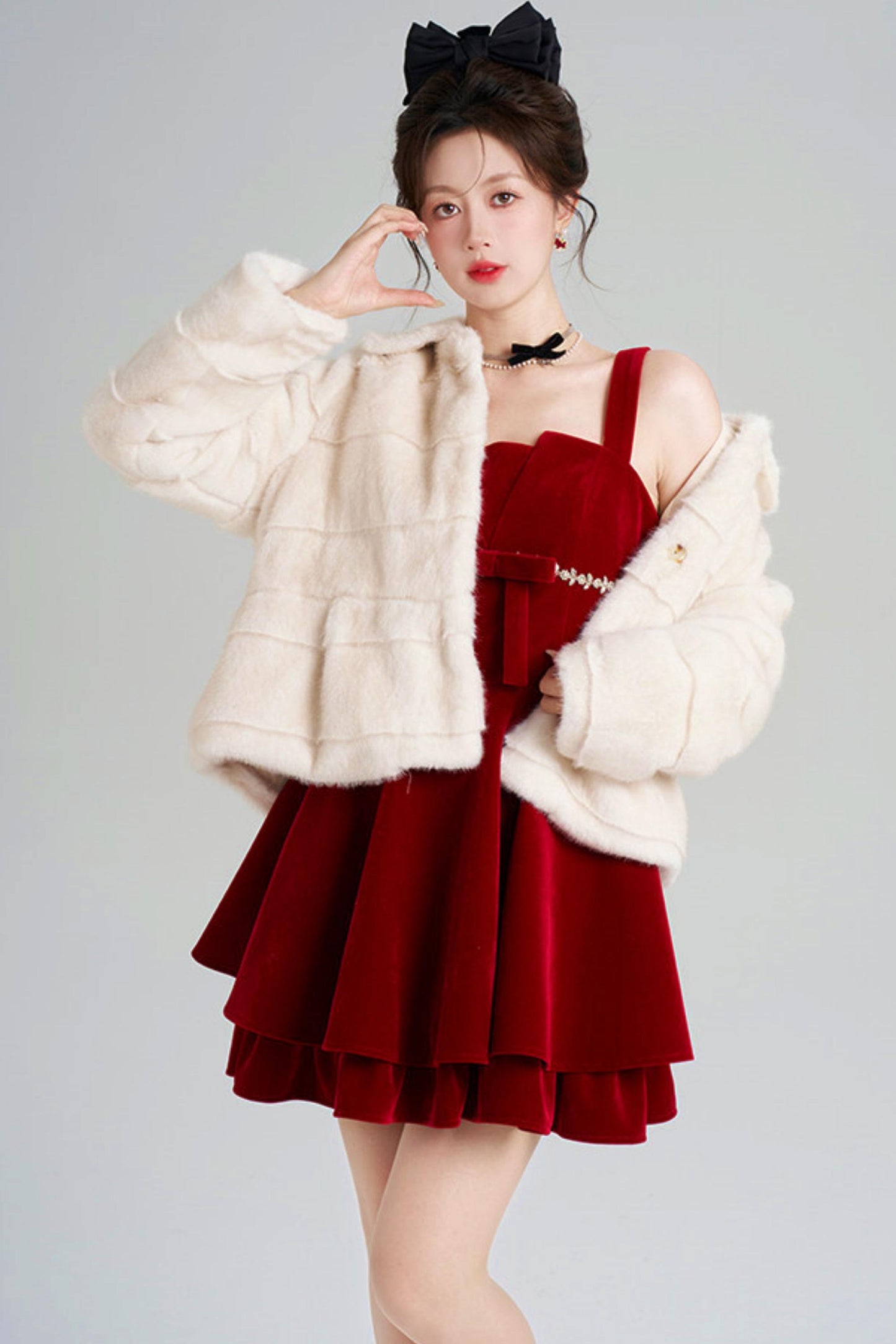 Velvet Camisole Dress