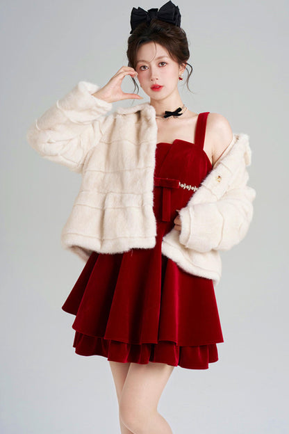 Velvet Camisole Dress