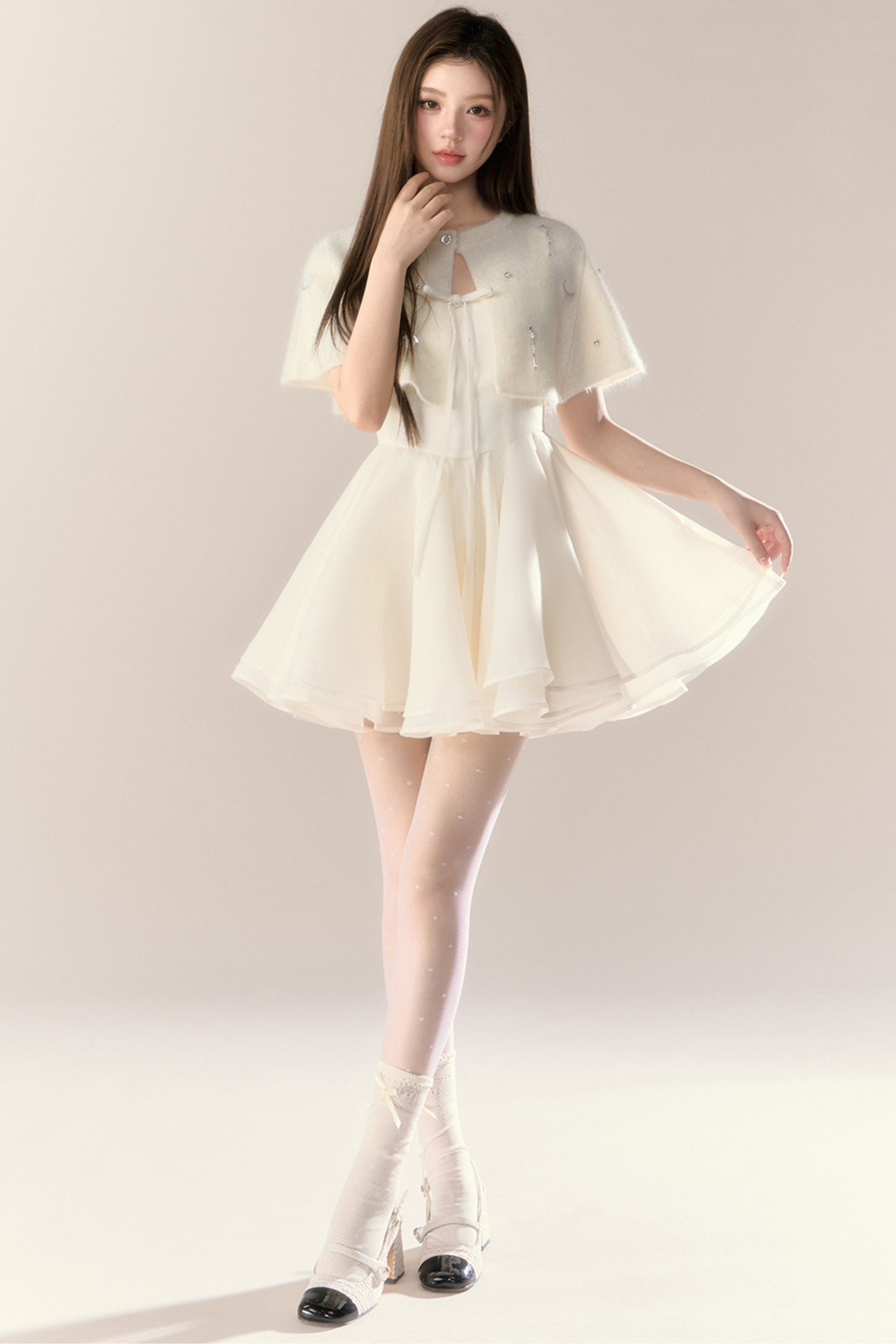 パフィーサスペンダースカート+ショール