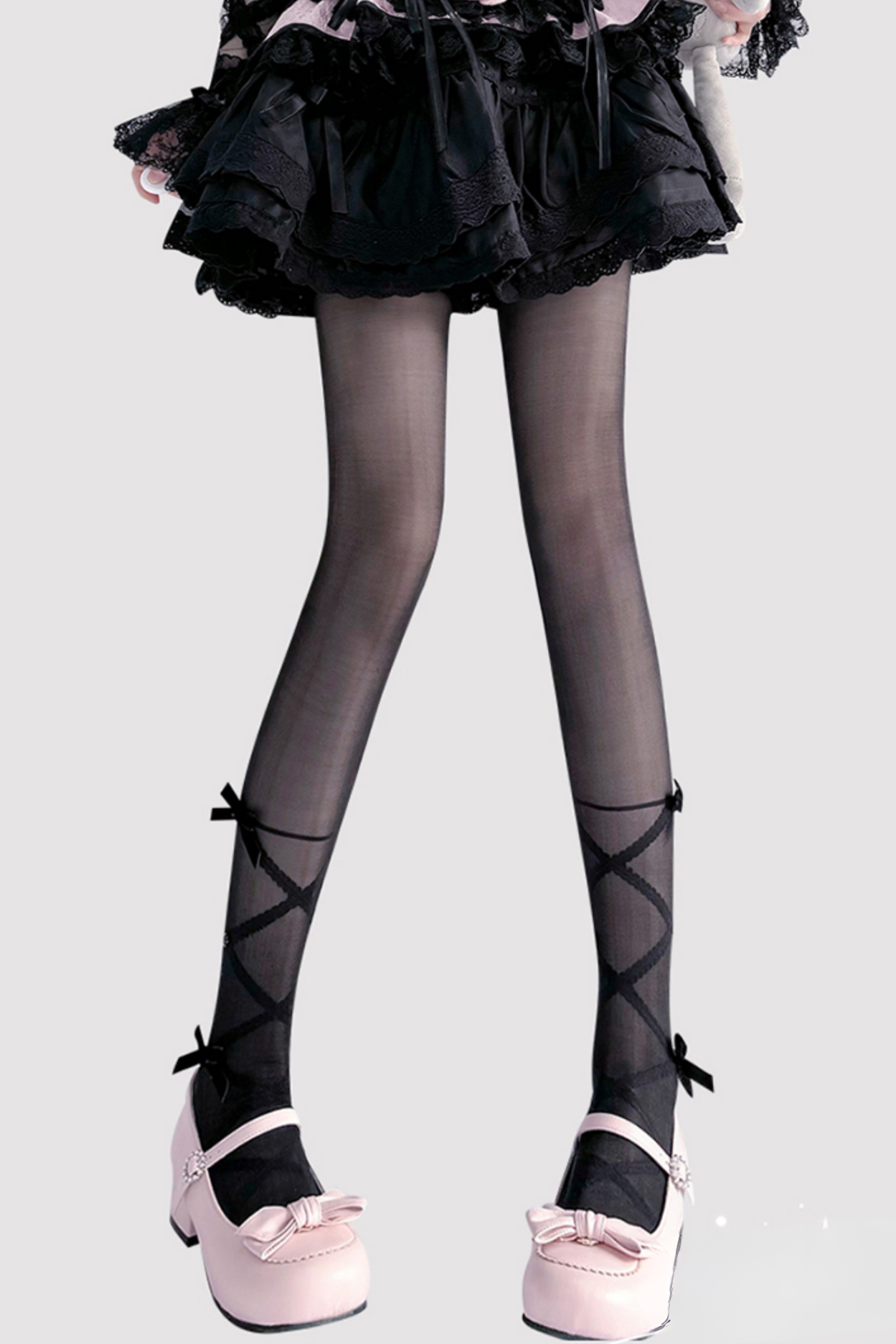 リボンピュアパールシアータイツ