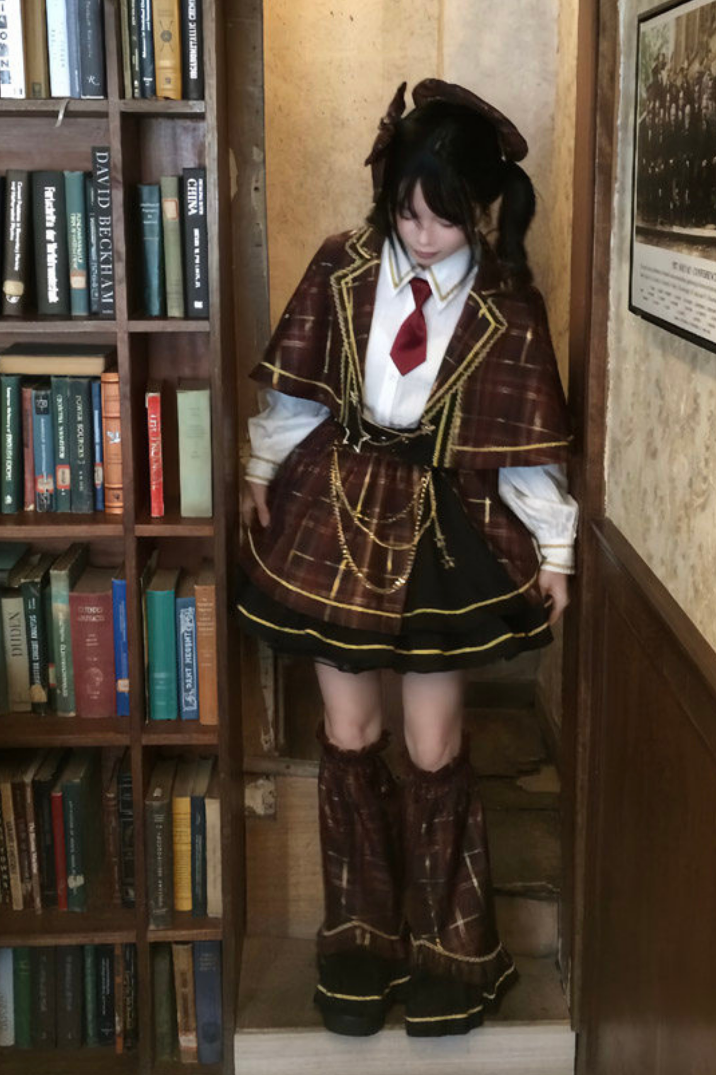 Retro Check Idol Lolita Set