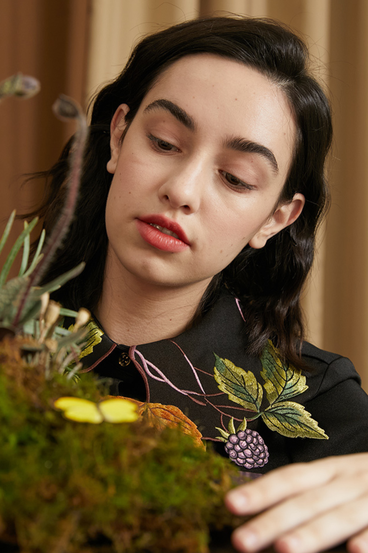 リーフベリーカラーシャツ