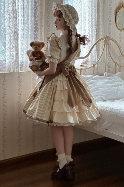 Twilight Town Chocolate Lolita Dress