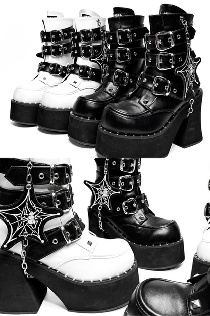 Punk Dark Y2K Boots