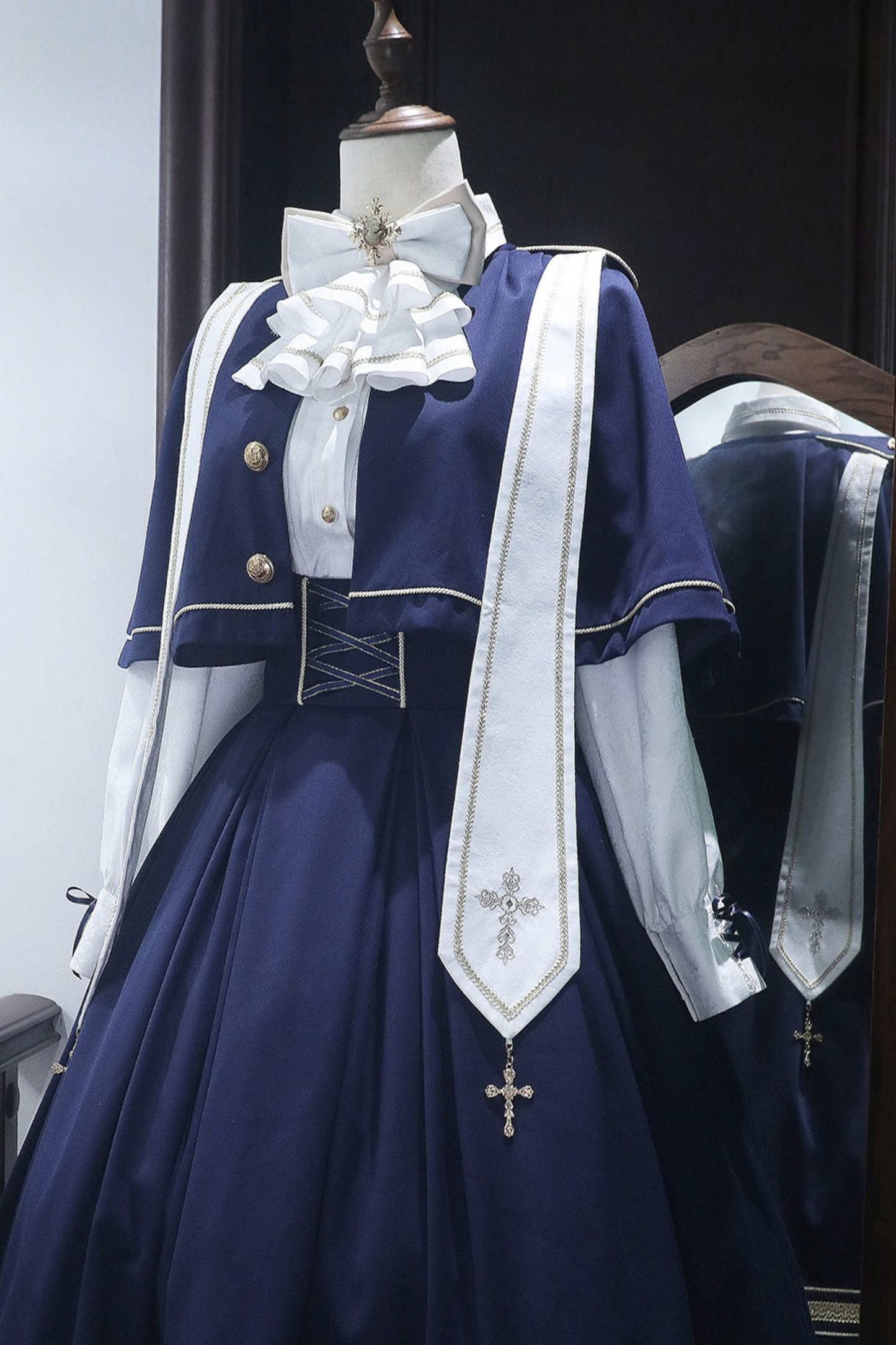 [Pre-order Deadline: August 30] Church Choir Gothic Cape Dress Set + Classical Blouse