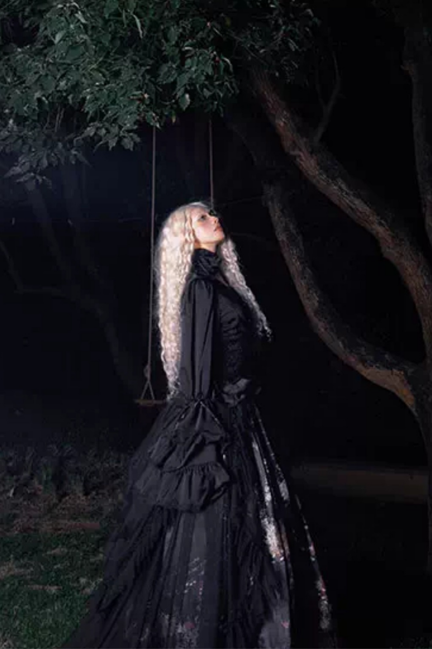 クトゥルフゴシックダークロリータシャツ+スカート+テール+コルセット