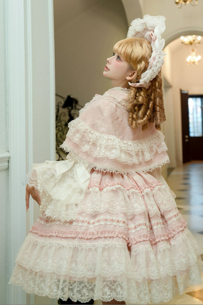 Nice Heartbeat Lolita Dress + Cape + Hat
