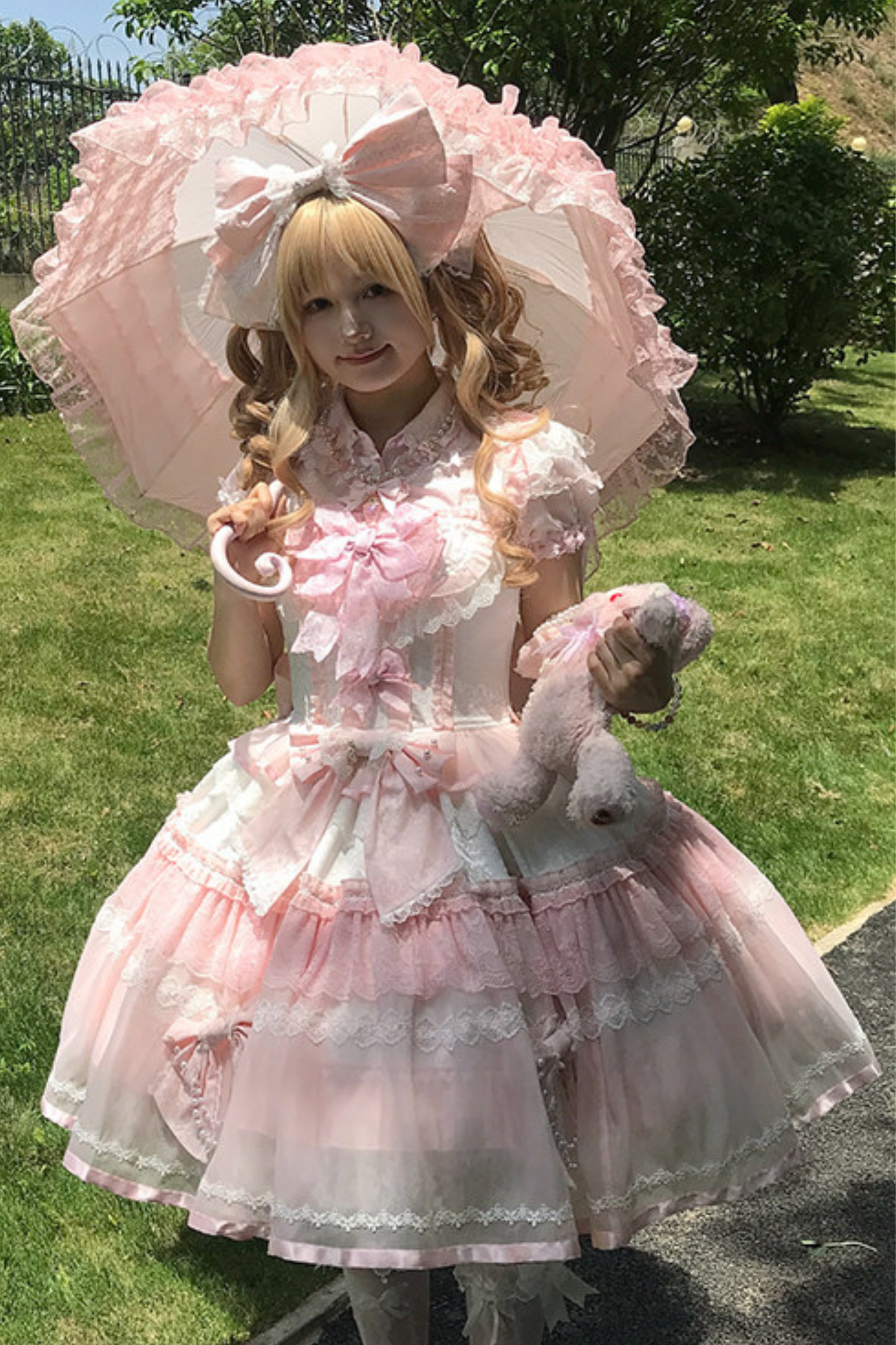 Sweet Princess Lolita Dress + Big Headband