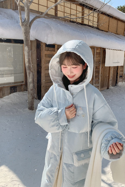 スイートリバーシブルロングダウンジャケット