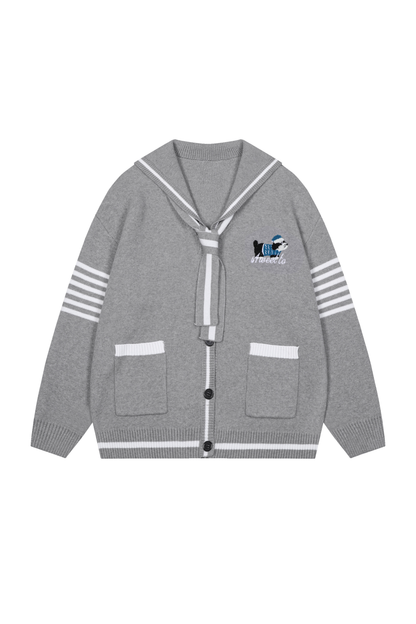 カレッジセーラーニットカーディガン