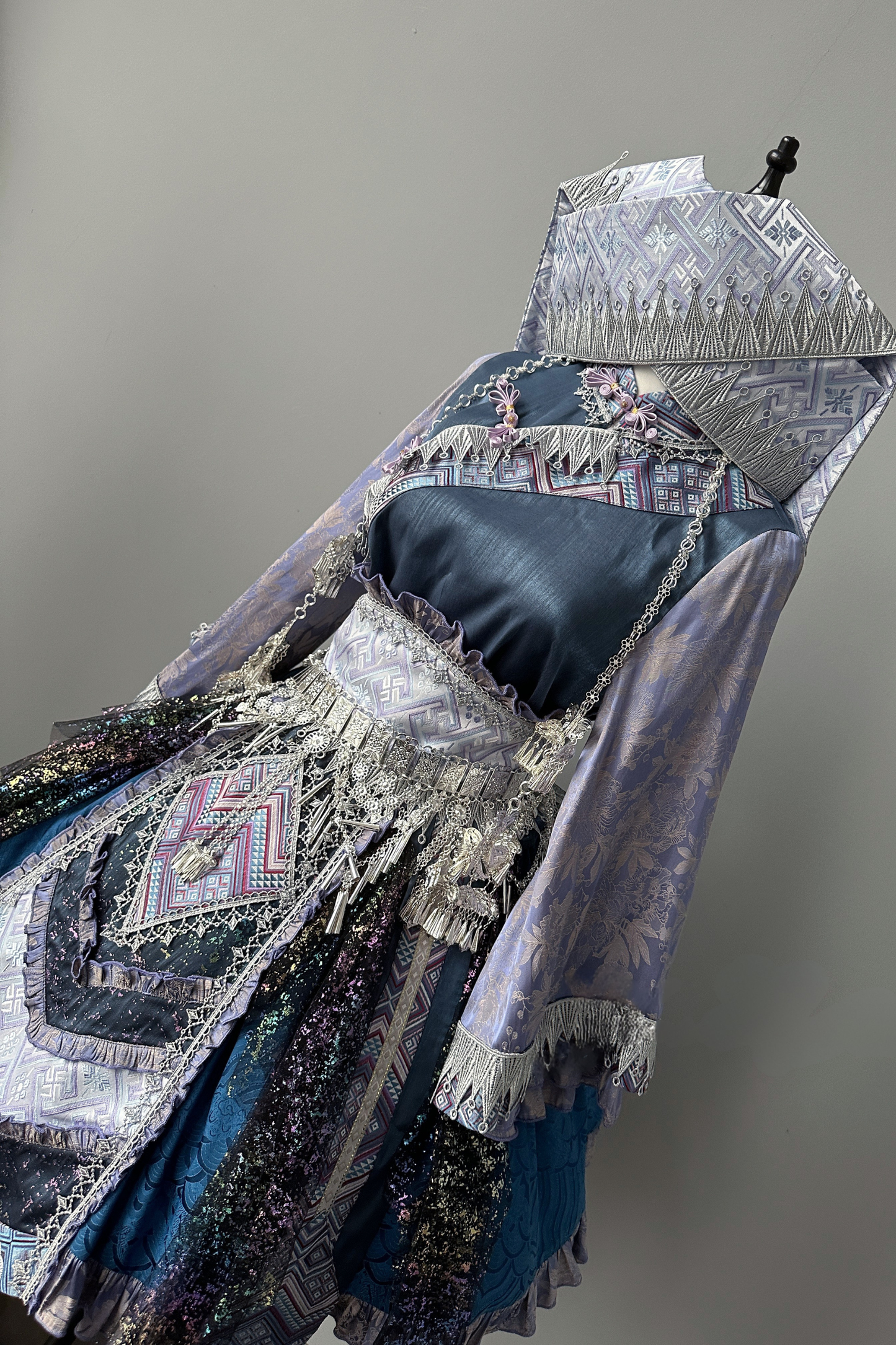 【12月16日予約締切】エスニックロリータツインコーデパフスリーブドレスセット＋ベルスリーブドレスセット