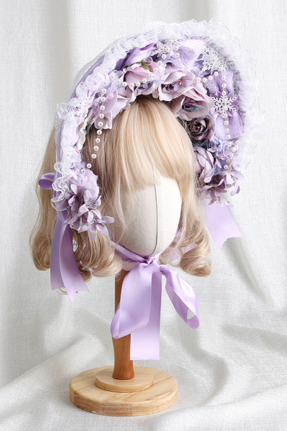 プリンセスティーパーティーロリータボンネット