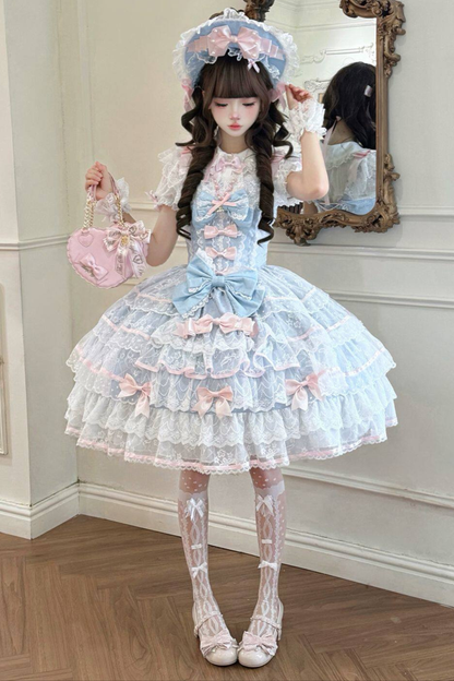 러블리 스위트 로리타 드레스