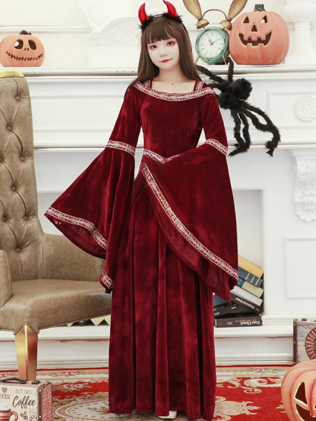 Vampire Witch Halloween Costume Dress